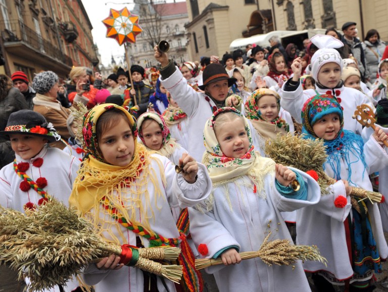 UKRAINE-RELIGION-ORTHODOX-CHRISTMASS-EVE