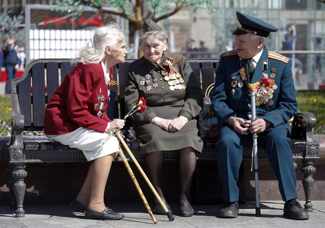 Ветераны ВОВ день Победы в Москве
