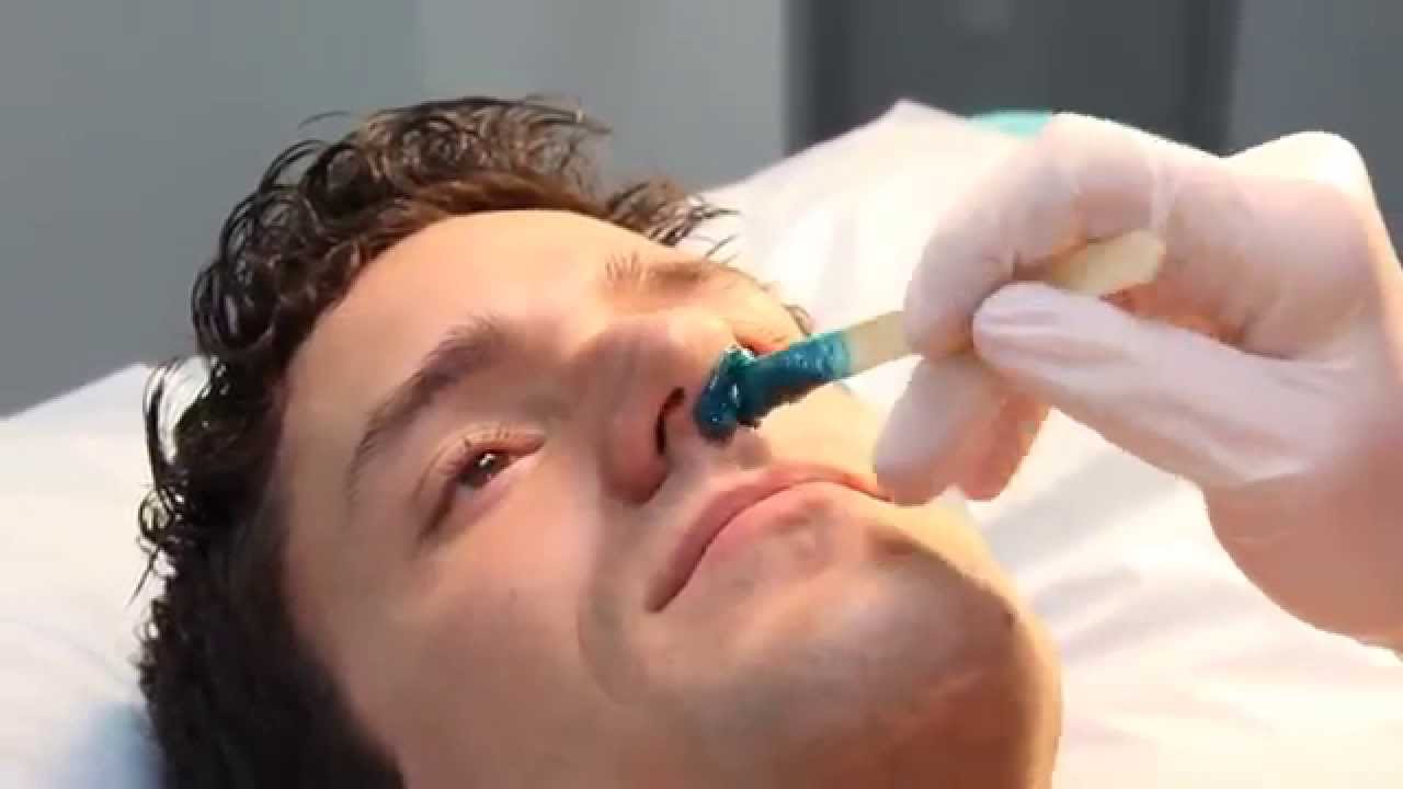 Депиляция носа ушей лица мужчины