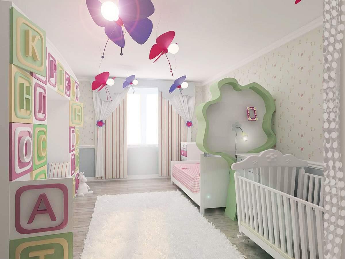 Комната для девочки 1 годик