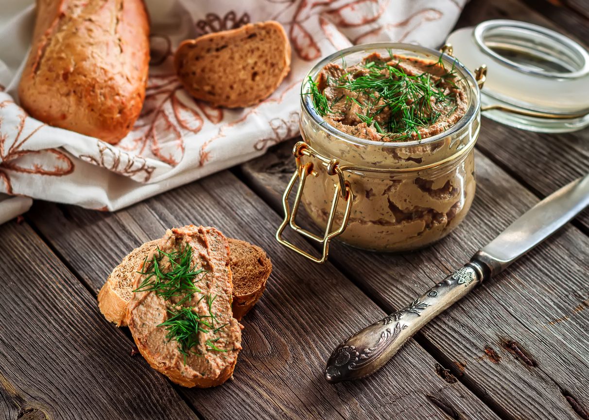 Печёночный паштет из куриной печени