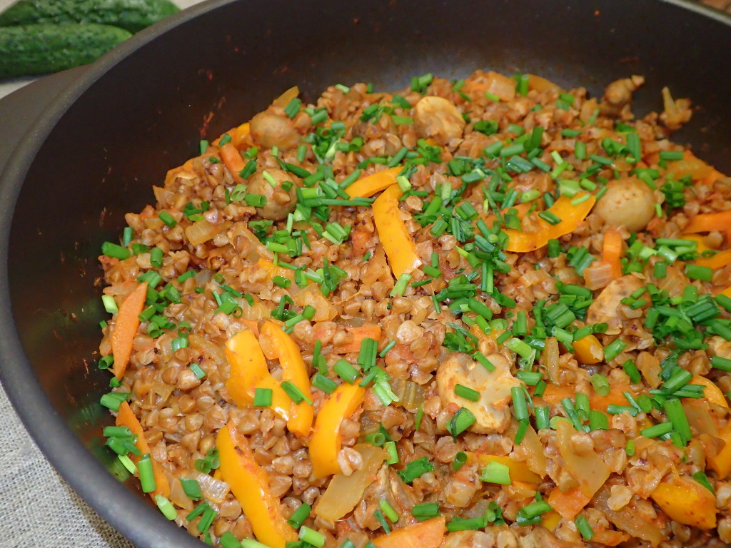 Картинки по запросу гречка с овощами