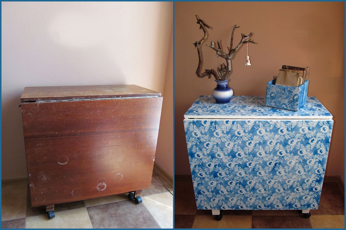 Перекраска мебели фото до и после