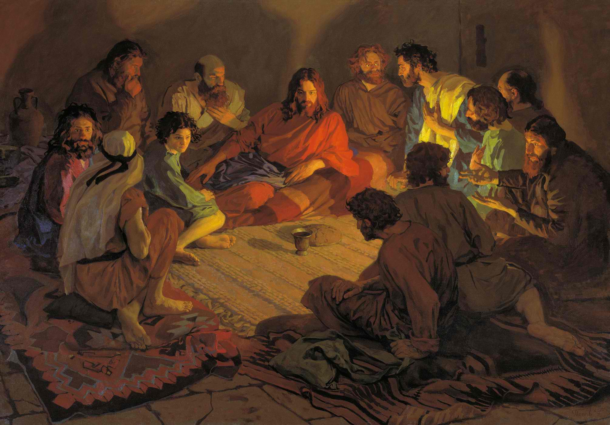 3 встретился на вечере. Тайная вечеря Иисуса Христа с учениками. Иисус Христос Тайная вечеря. Христос с учениками Тайная вечеря.