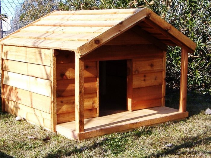 large dog house plans with porch