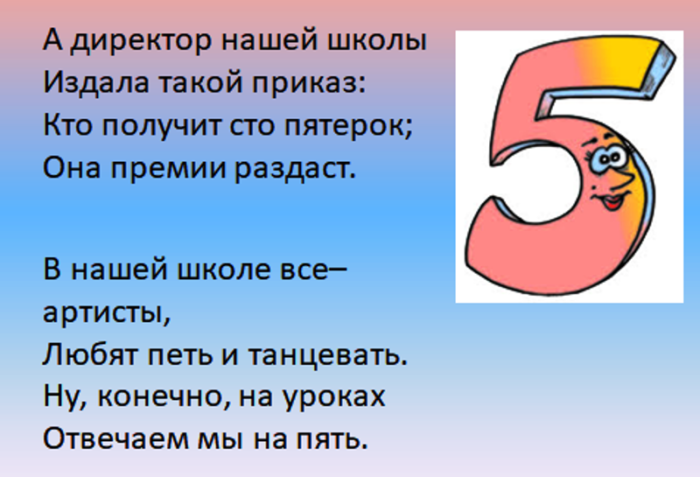 Песни пятерки. Частушки на школьную тему. Нарядные пятерки слова. Нарядные петюрки слова. Частушки про школу.