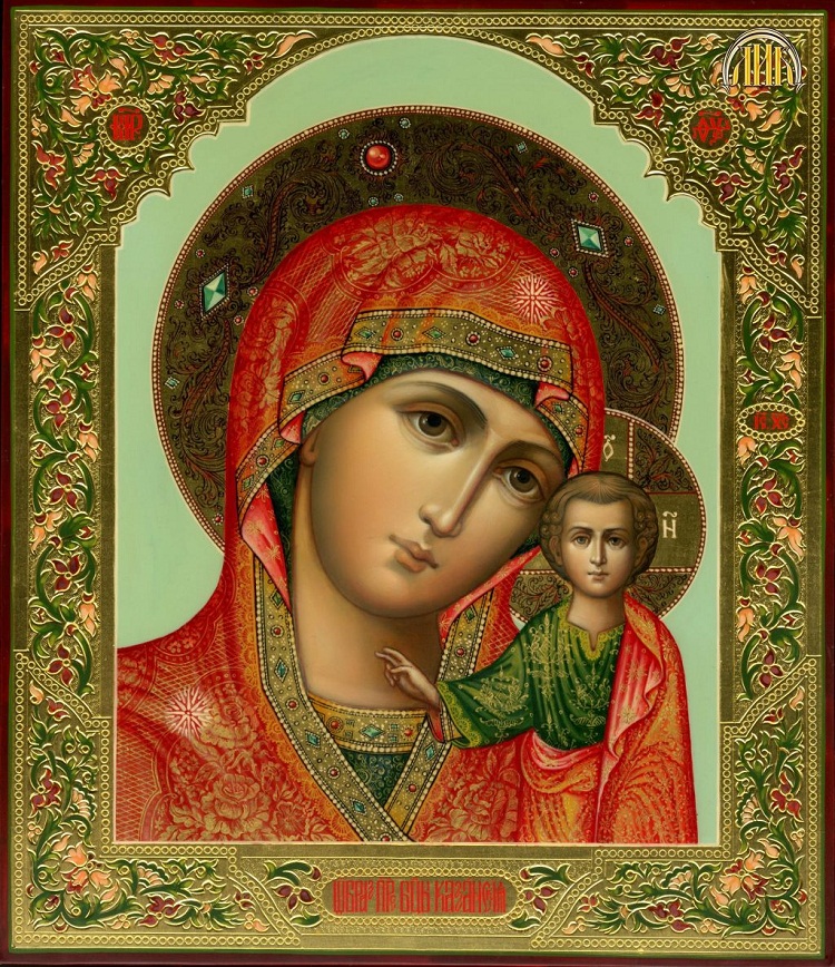 Образ иконы казанской божьей матери фото