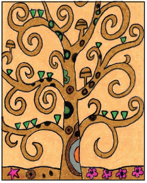 draw-klimt-tree