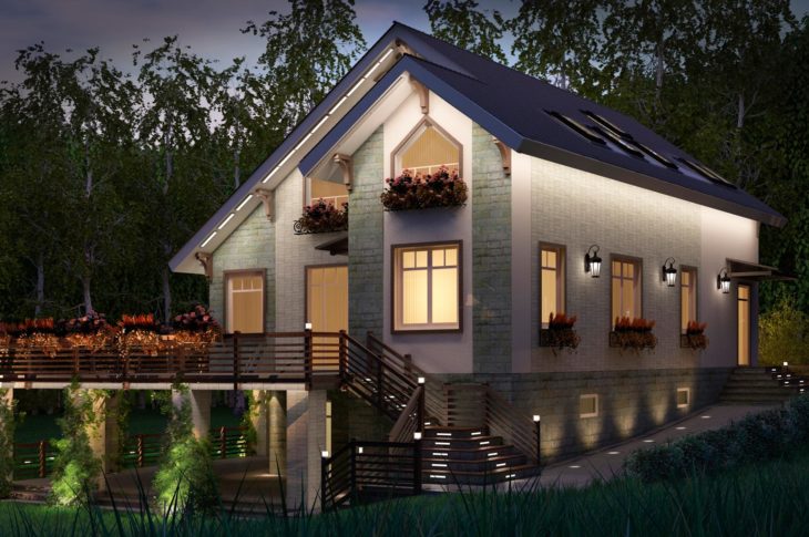 zagorodnyy-dom-s-podsvetkoy-nochyu-730x485