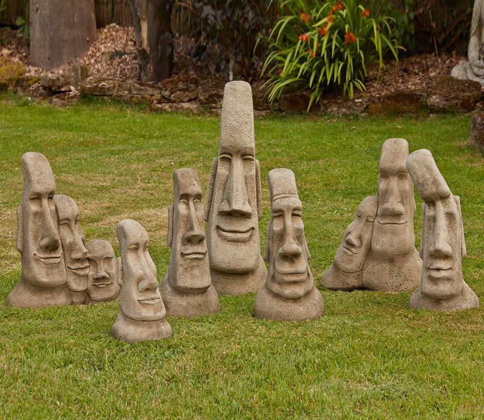 Садовая скульптура истукан с острова Пасхи