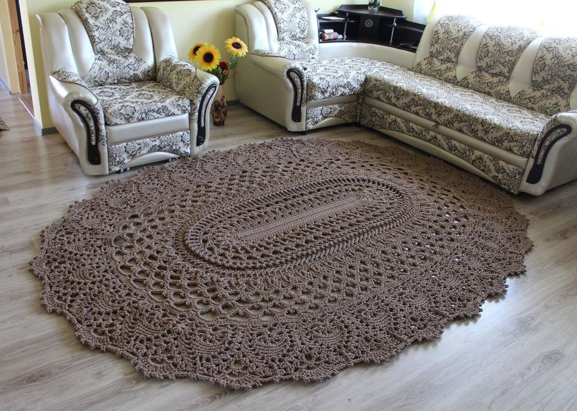 Ковер крючком Crochet Rug