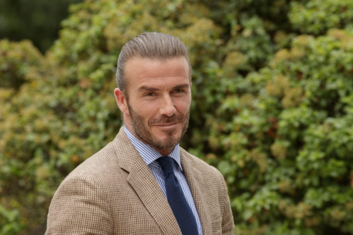 MADRID, SPAIN - JUNE 20: David Beckham attends the 'Biotherm Homme' photocall at Casa de Velazquez on June 20, 2017 in Madrid, Spain. (Photo by Eduardo Parra/WireImage)