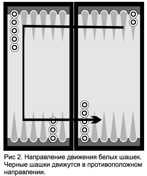 Длинные нарды правила игры для начинающих с картинками