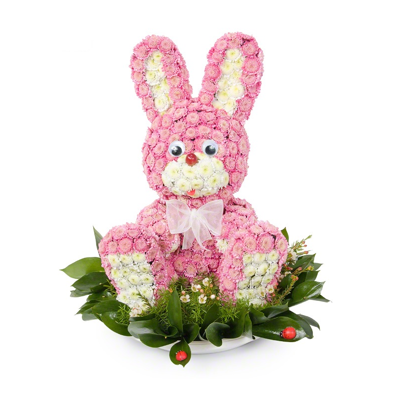 igrushka-iz-cvetov-zayac