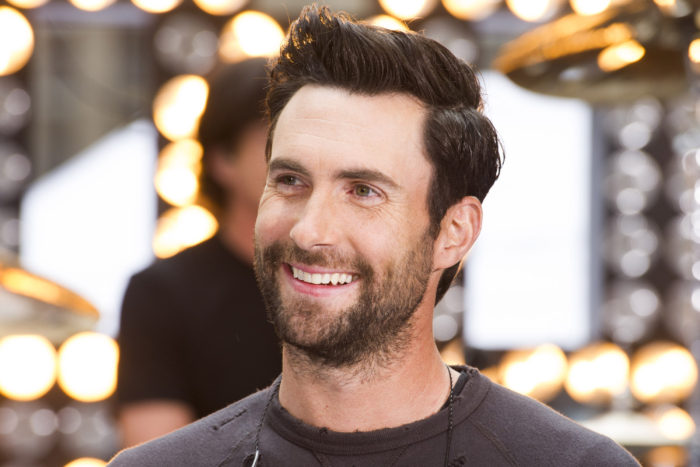 FILE - In this June 14, 2013 file photo, Maroon 5 lead singer Adam Levine appears on NBC's "Today" show in New York. Levines representative confirmed Tuesday, July 16, 2013, that the Maroon 5 singer is engaged to model Behati Prinsloo. The couple started dating last year. The 34-year-old singer proposed to 24-year-old Prinsloo in Los Angeles this weekend. Levine is also a judge on the NBC singing series The Voice. (Photo by Charles Sykes/Invision/AP, File)