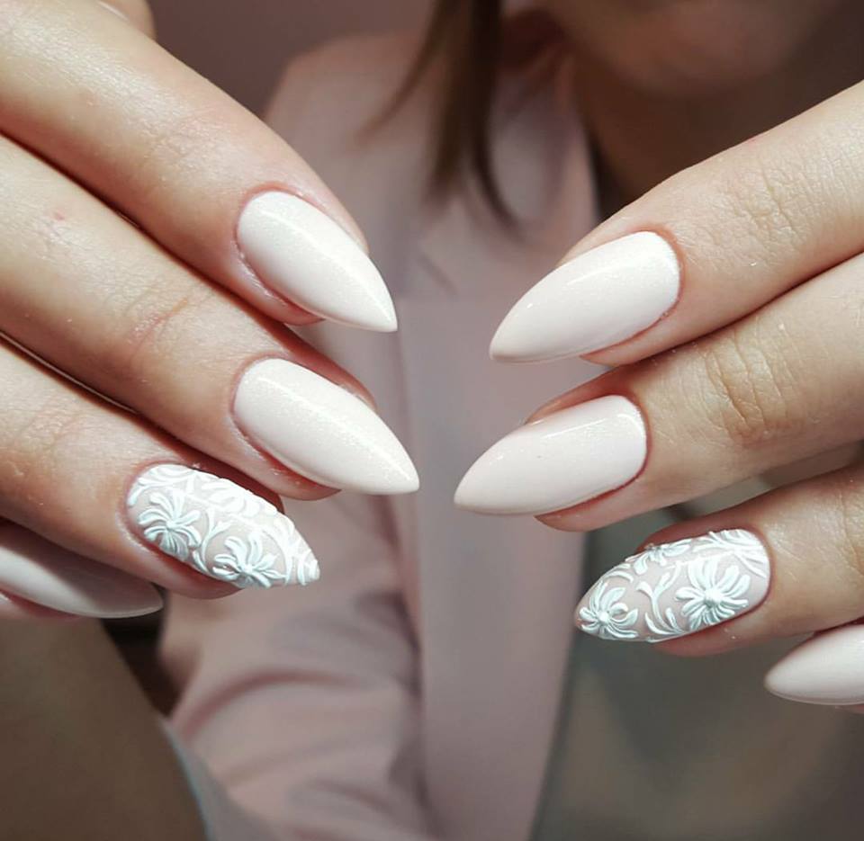Дизайн ногтей в белом цвете фото новинки 2022