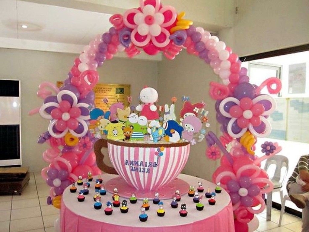 Como decoraciones con globos