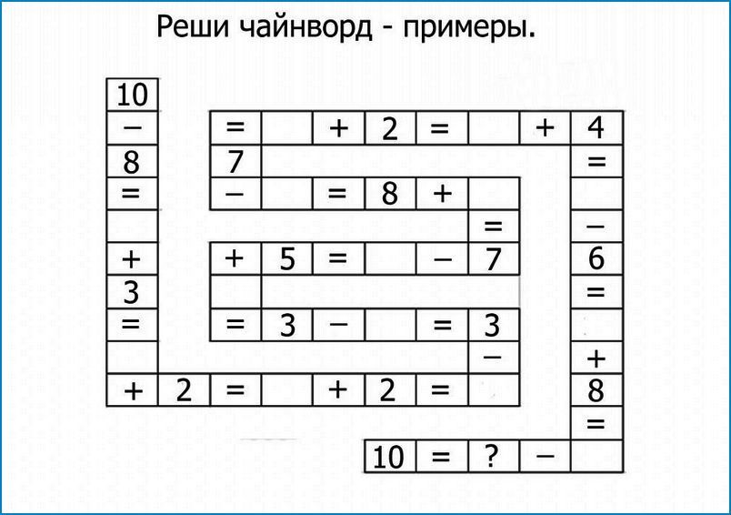 Примеры математического кроссворда. Математические кроссворд с примерами 1 класс. Математический кроссворд для детей 6-7 лет. Математические кросфорд. Математический кросворддля детей.