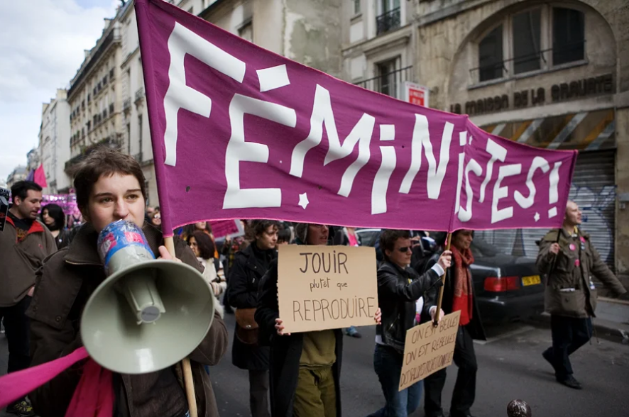 Женский феминизм. Феминизм. Движение феминисток. Митинг феминисток. Радикальные феминистки.