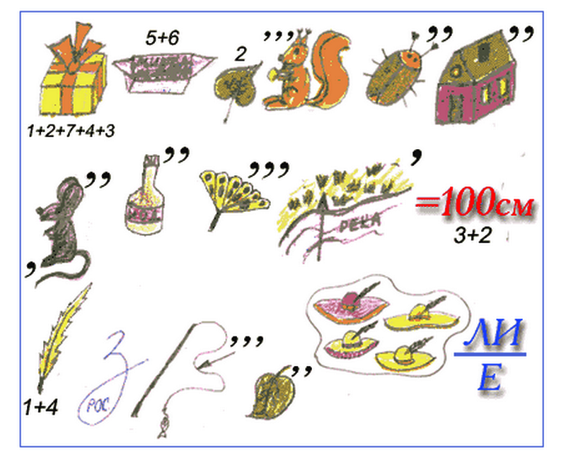 Ребусы загадки в картинках