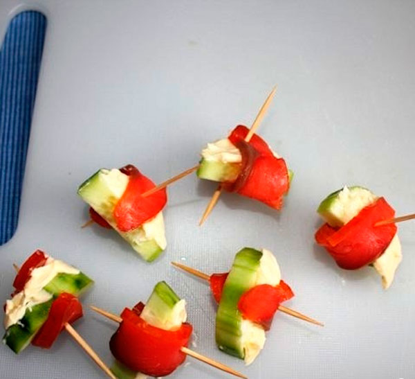 Нанизываем рыбу