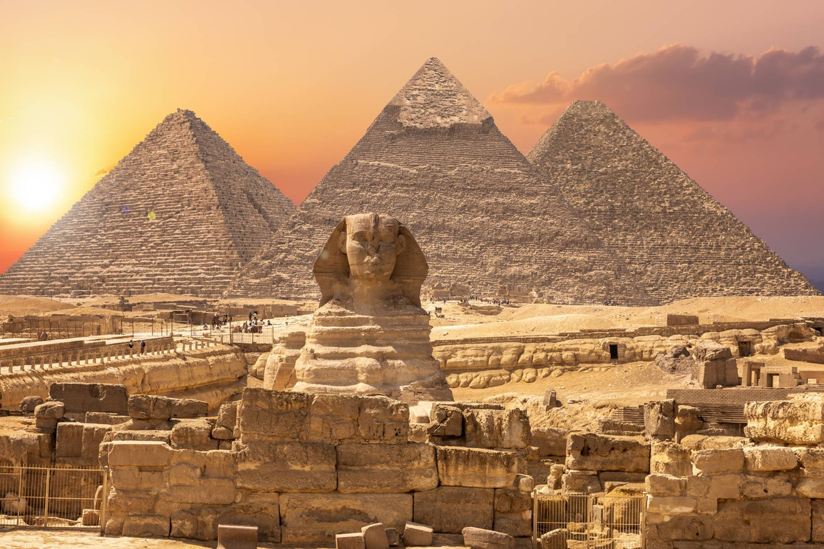 Пирамида Хеопса сфинкс древний Египет